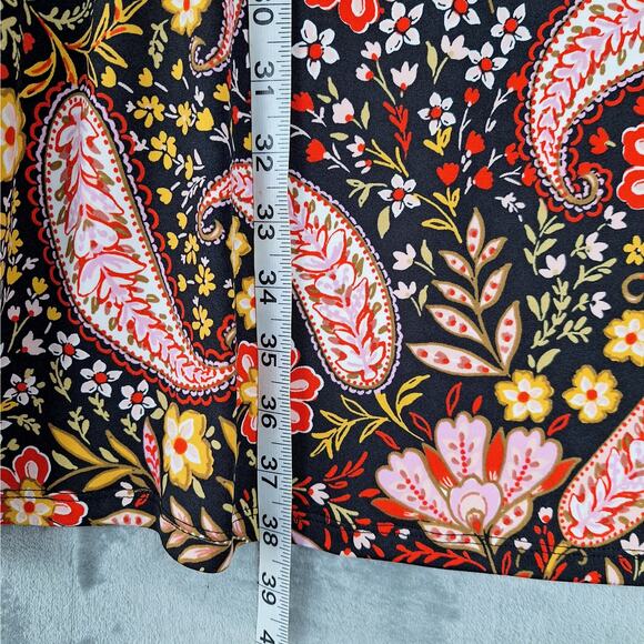 Womens Dress Medium Boho‎ Hippie Retro Peasant Floral Paisley Festival Bloomcore - Picture 4 of 7